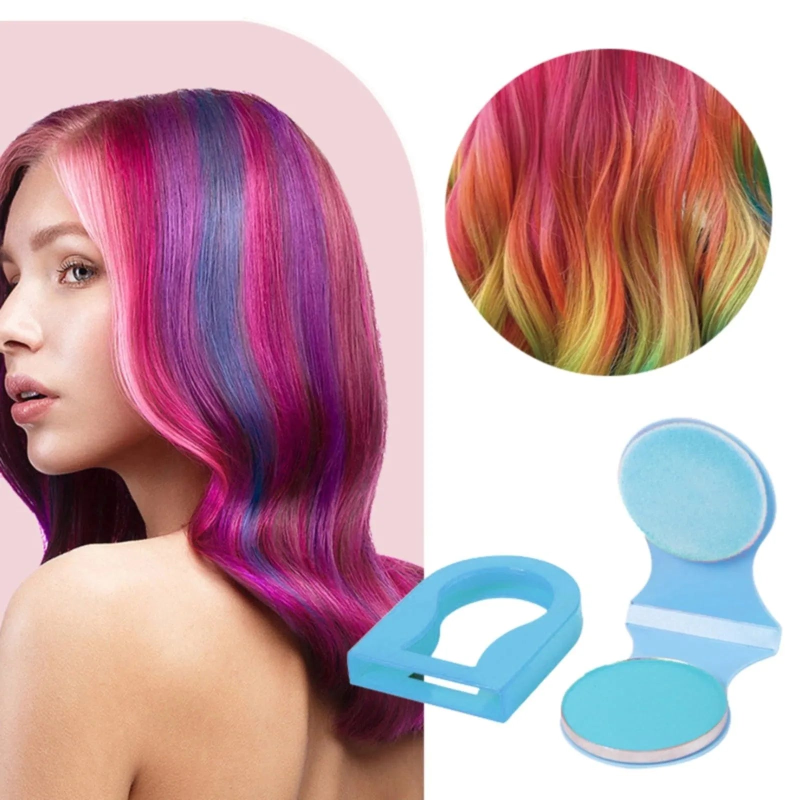 Noah Collections Hair Chalk Set 💜💙 — Fun Shades, Temporary Style