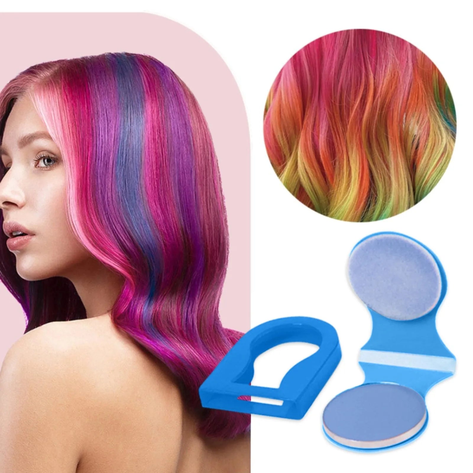 Noah Collections Hair Chalk Set 💜💙 — Fun Shades, Temporary Style