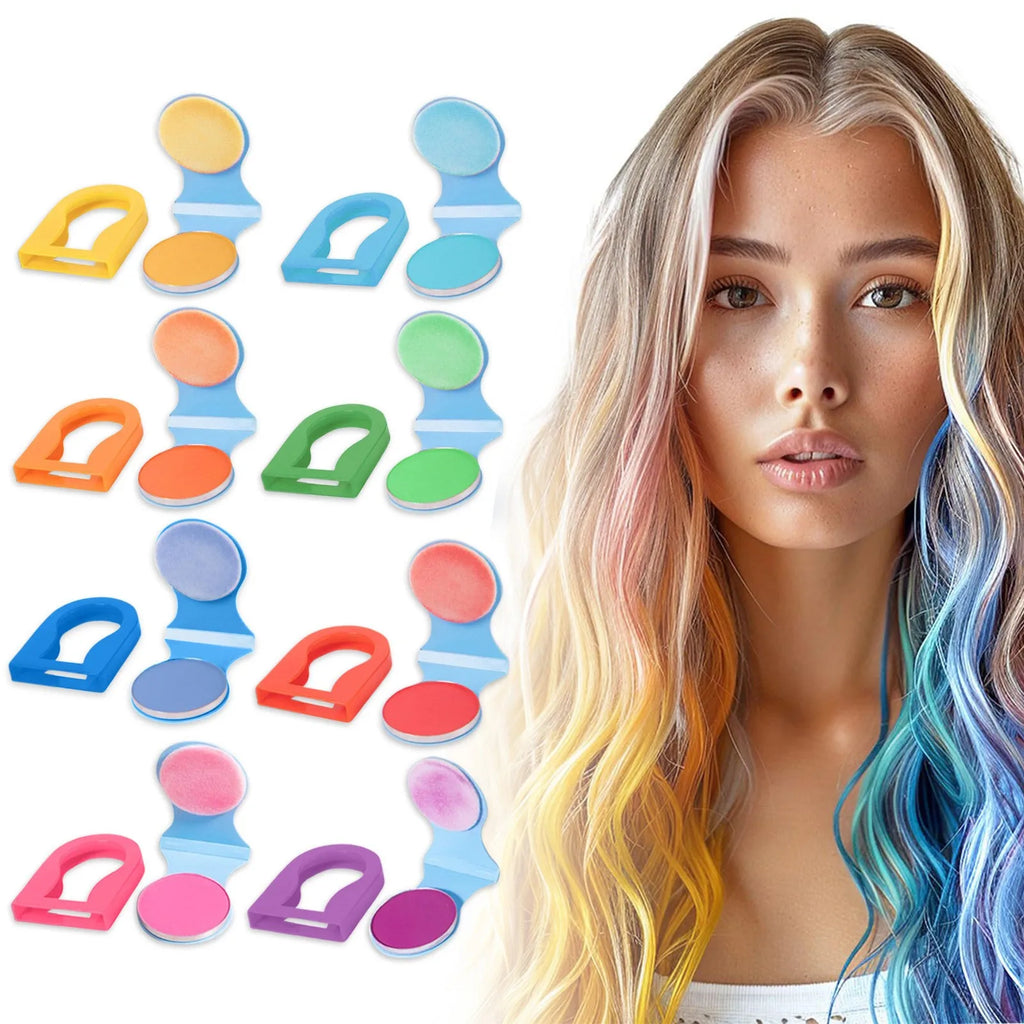 Noah Collections Hair Chalk Set 💜💙 — Fun Shades, Temporary Style
