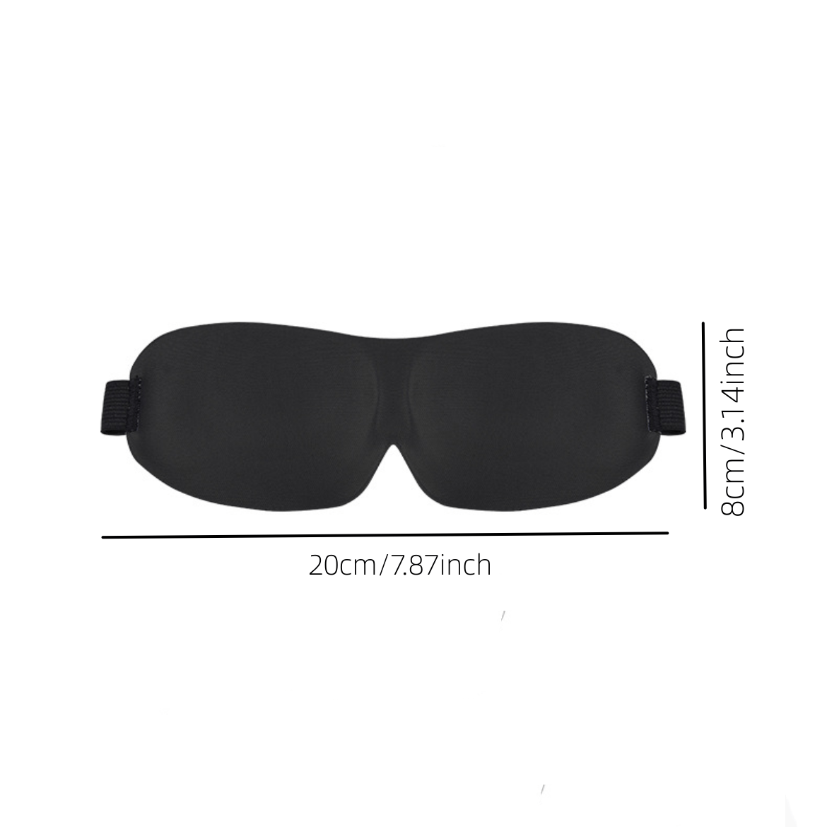 3D Deep Sleep Mask (One Size Fits All)