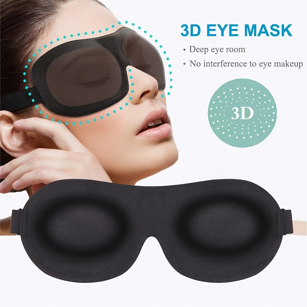 3D Deep Sleep Mask (One Size Fits All)
